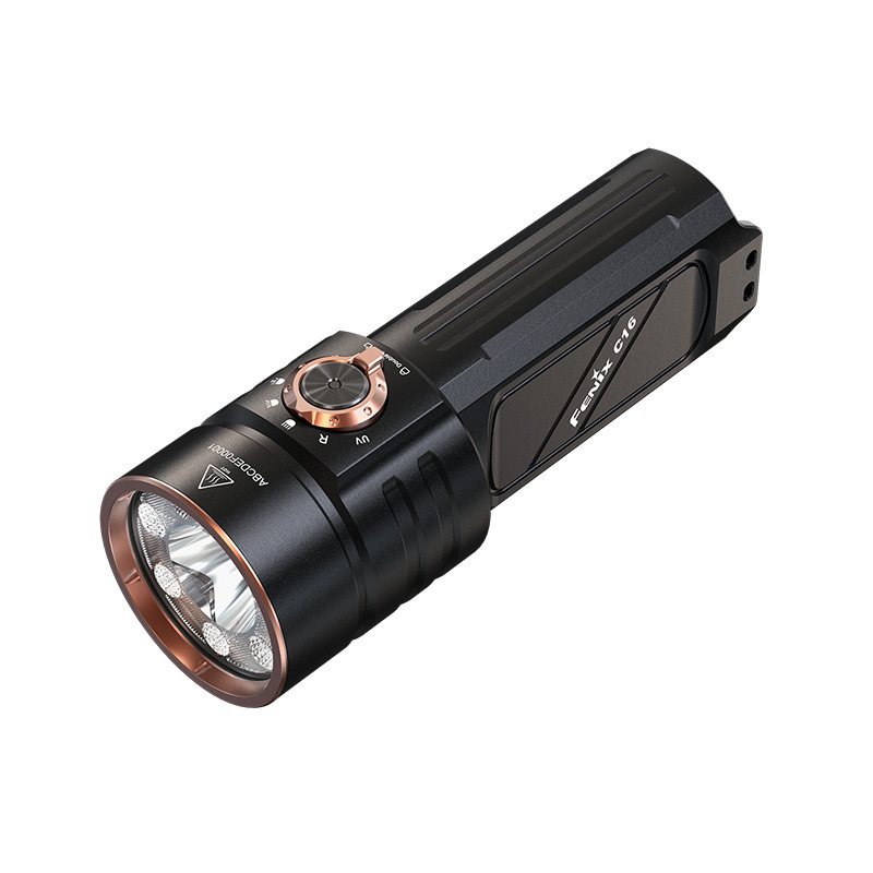 Fenix C16 6000lm 424米 白+紅+UV Type-C充電電筒
