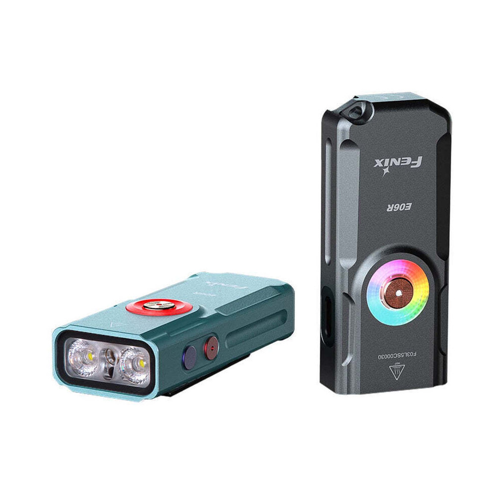 Fenix E06R 700lm UV+Laser+氣氛燈+白光 USB-C充電 匙扣燈