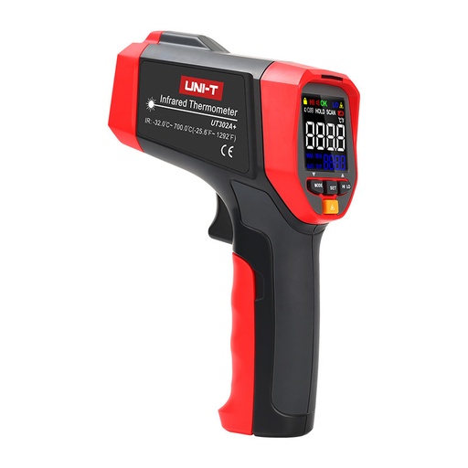 [UT302AP] UNI-T UT302A+ -32℃~700℃  20:1 工業型 測溫槍 測溫儀