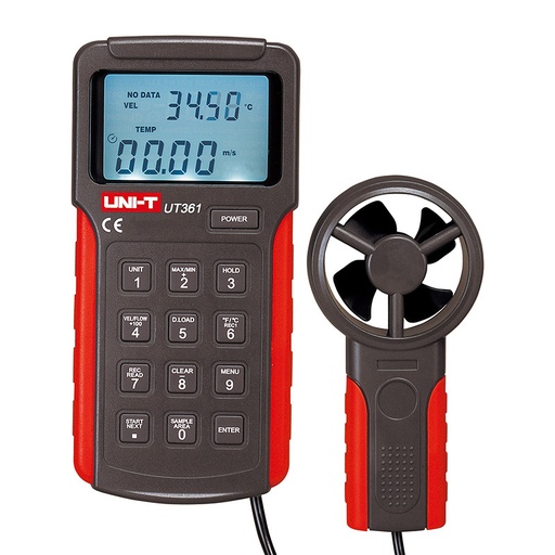 [UT361] UNI-T UT361 風量計 風速計 空氣速度溫度 測風儀